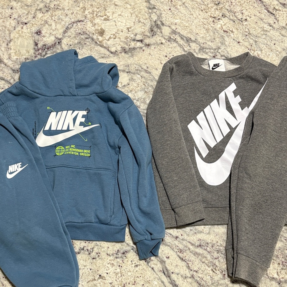 Nike Blue and Gray Sets
